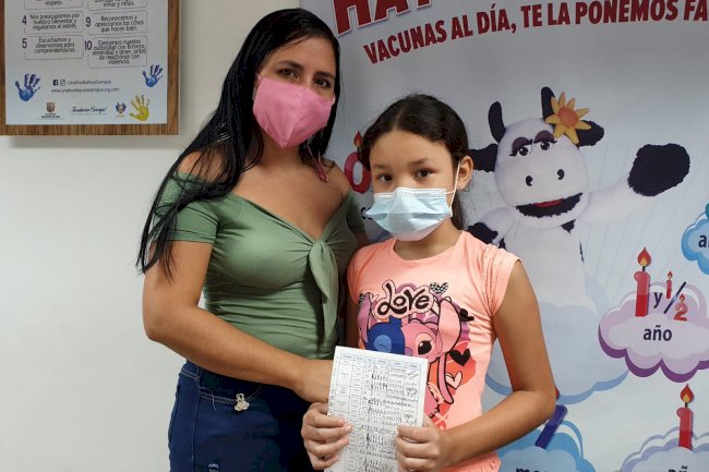 Los niños y niñas del suroriente de Cali necesitan el refuerzo de sarampión y rubeola