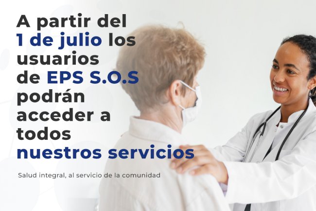¡Bienvenidos usuarios de la EPS S.O.S!