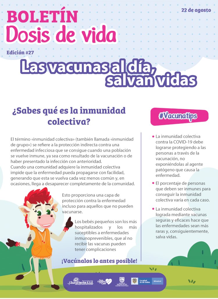 ¿Sabes qué es la inmunidad colectiva?